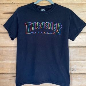 VINTAGE Thrasher Magazine tshirt. Black small